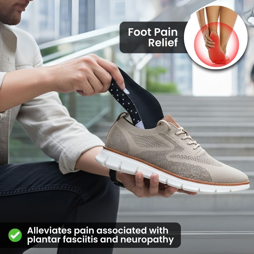 RelaxaToe® Orthopedic Soles - Instant Pain Relieving and Shock Absorbing