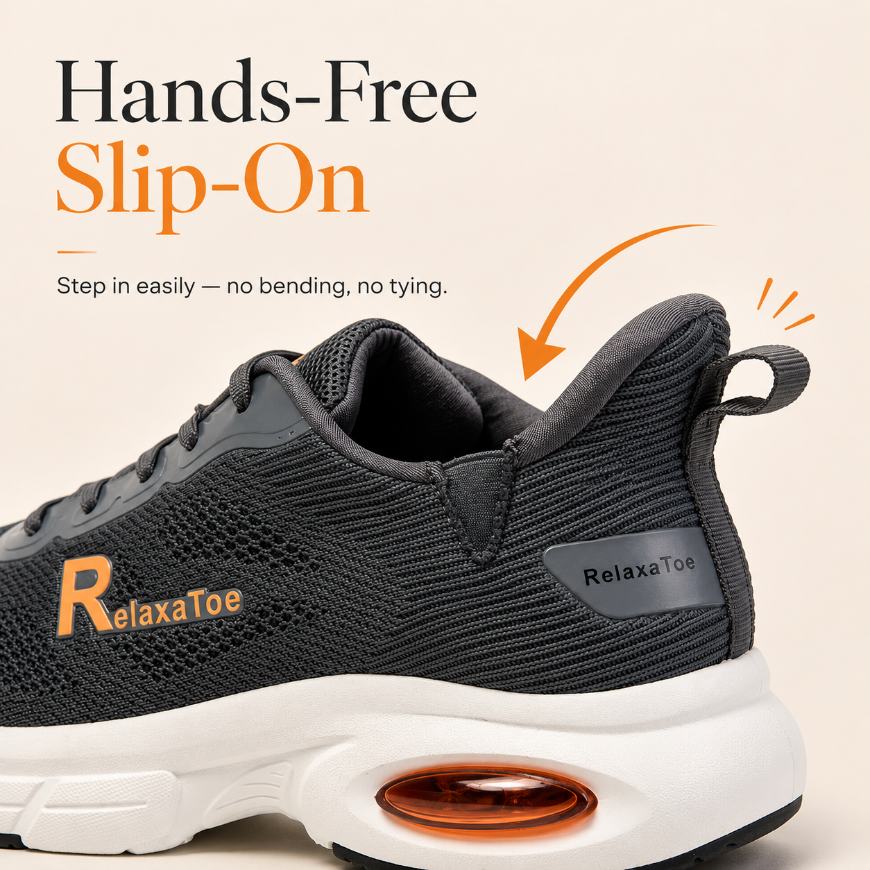RelaxaToe Hands-Free Wide Toe Box Walking Shoes（BOGO）