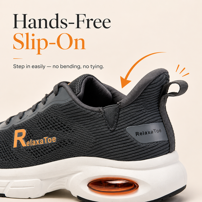 RelaxaToe Hands-Free Wide Toe Box Walking Shoes（BOGO）