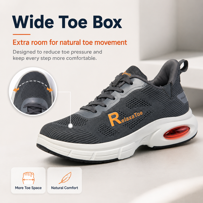 RelaxaToe Hands-Free Wide Toe Box Walking Shoes（BOGO）