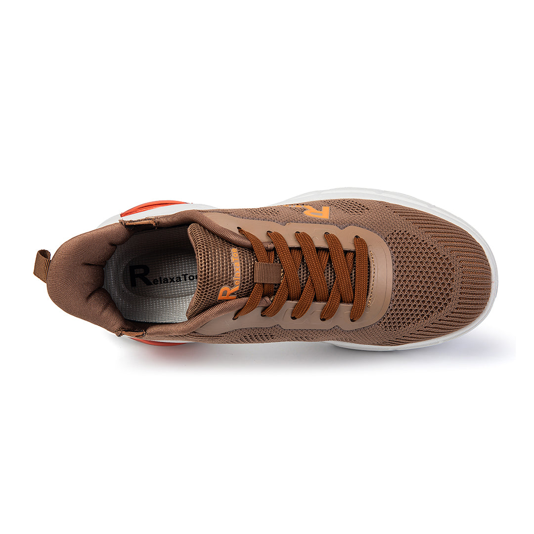 RelaxaToe Hands-Free Wide Toe Box Walking Shoes- Khaki