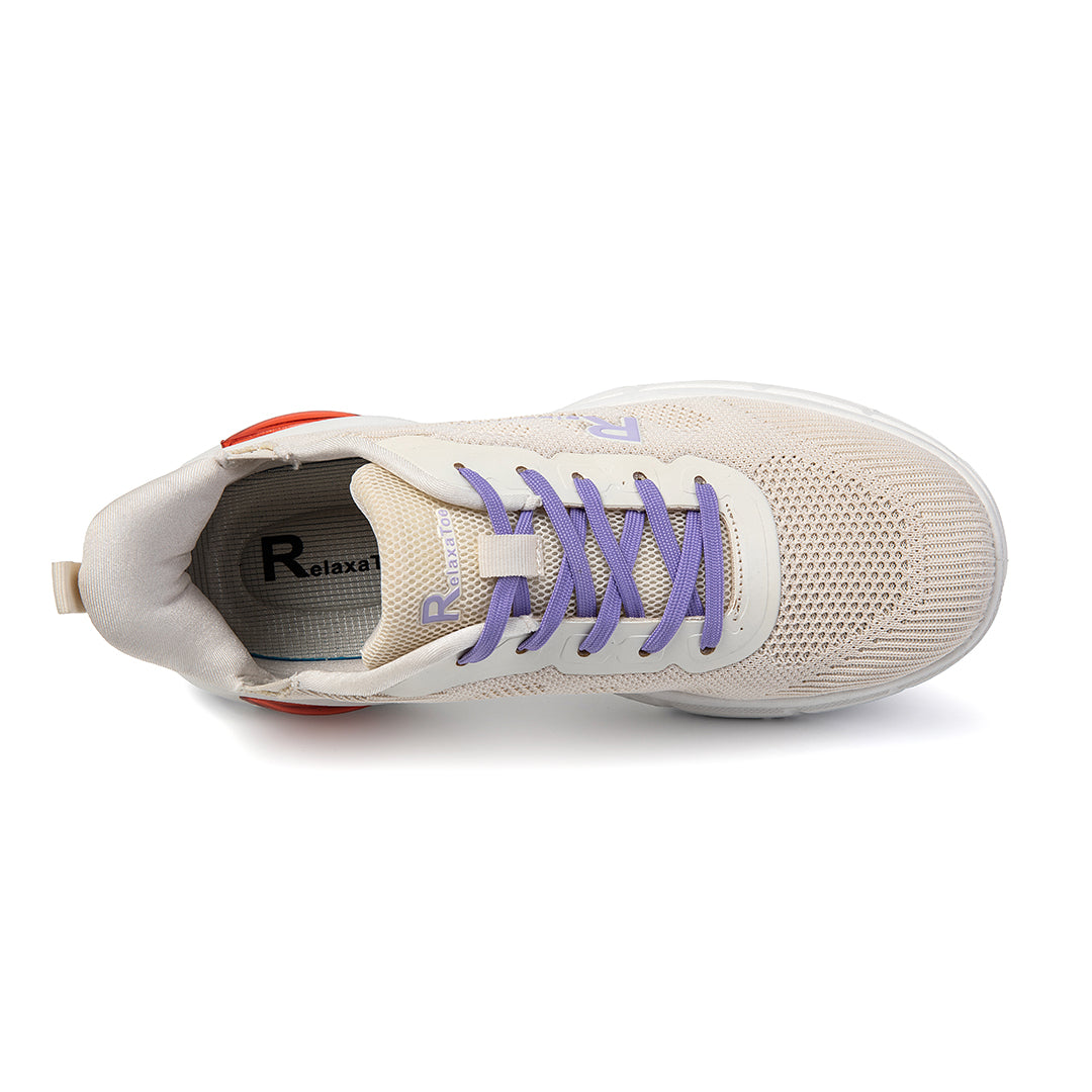 RelaxaToe Hands-Free Wide Toe Box Walking Shoes-Pink