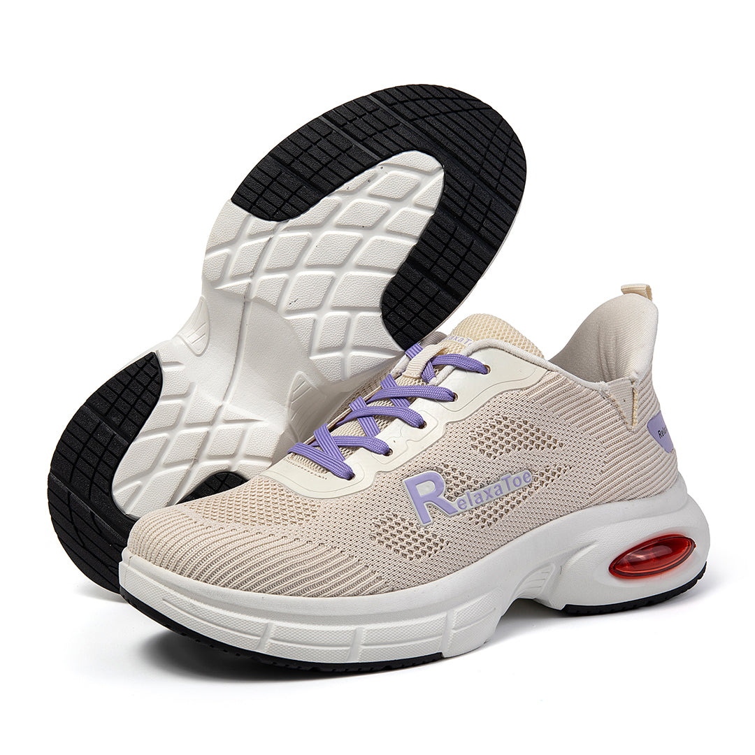 RelaxaToe Hands-Free Wide Toe Box Walking Shoes-Pink