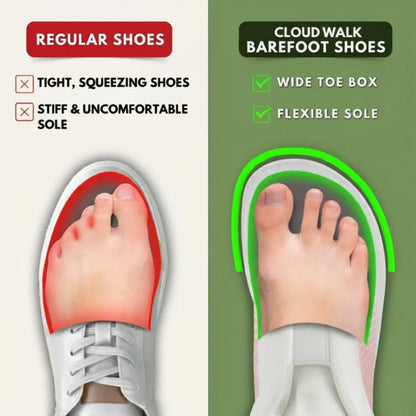 Cloud Walk Multicolor – Wide Toe Box Shoes for Comfort Walking