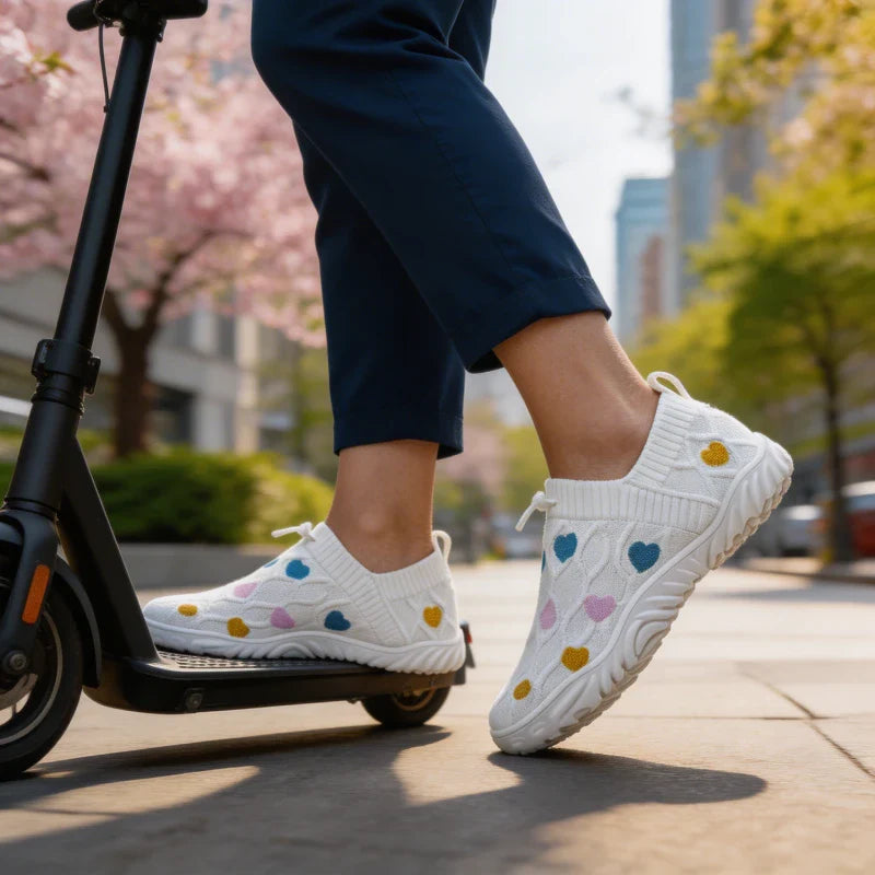 Cloud Walk Multicolor – Wide Toe Box Shoes for Comfort Walking